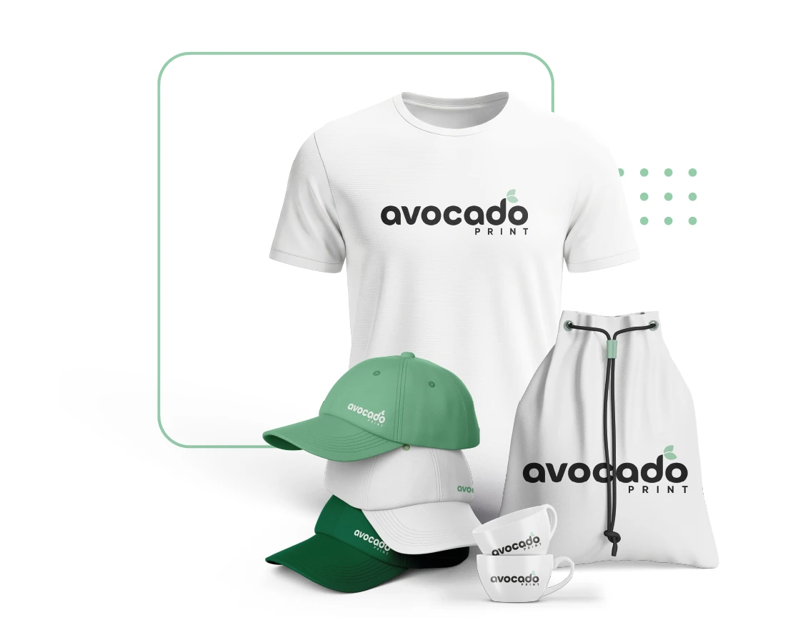 nadruki na odzieży i gadżetach reklamowych – oferta Avocado Print.